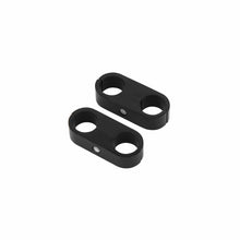 Load image into Gallery viewer, Earl's Performance Vacuum Hose Bracket Earl's Performance Hose & Tubing Separator, 5/8", Package Of 2, Black Anodized 167510ERL