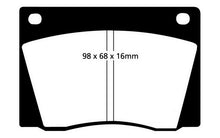 Load image into Gallery viewer, EBC 67-69 Fiat Dino 2 Ultimax2 Front Brake Pads Brake Pads - OE EBC