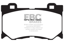 Load image into Gallery viewer, EBC EBCUD1346 EBC 2013+ Infiniti Q50 Hybrid 3.5L Hybrid Sport Ultimax2 Front Brake Pads
