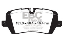 Load image into Gallery viewer, EBC EBCUD1692 EBC 2017+ Land Rover Discovery 5 3.0L Supercharged Ultimax2 Rear Brake Pads