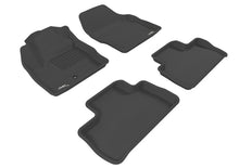 Load image into Gallery viewer, 3D MAXpider 2007-2014 Land Rover Lr2 Kagu 1st & 2nd Row Floormats - Black | L1LR00101509
