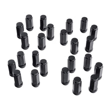 Load image into Gallery viewer, Rugged Ridge Wheel Lock Nut Set 24 Black M14-1.5 Rugged Ridge