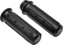 Load image into Gallery viewer, Kuryakyn Heavy Industry Grips Throttle-By-Wire Black Kuryakyn