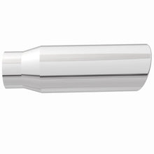 Load image into Gallery viewer, MagnaFlow Exhaust Products Exhaust Tail Pipe Tip MagnaFlow Exhaust Products Magnaflow Single Exhaust Tip - 3in. Inlet/4in. Outlet 35116