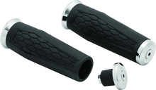 Load image into Gallery viewer, Kuryakyn Hex Grips 1inch Universal Chrome Misc Powersports Kuryakyn