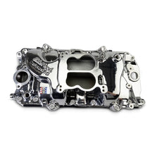 Load image into Gallery viewer, Edelbrock Engine Intake Manifold Edelbrock Performer 2-O Manifold for 1965-90 B/B Chevy Oval Port Heads, Chrome Plasma 2161-CP