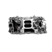 Load image into Gallery viewer, Edelbrock Engine Intake Manifold Edelbrock RPM Air-Gap Intake Manifold for Big-Block Chevy Oval Port, Chrome Plasma Finish 7561-CP