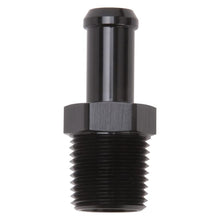 Load image into Gallery viewer, Edelbrock Fittings Edelbrock Hose End Straight 1/2In NPT to 1/2In Barb Black Anodize