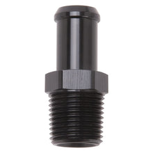Load image into Gallery viewer, Edelbrock Fittings Edelbrock Hose End Straight 1/2In NPT to 5/8In Barb Black Anodize