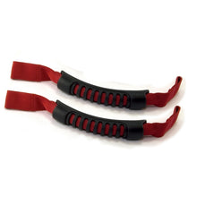 Load image into Gallery viewer, Rugged Ridge Front Headrest Grab Handles Red 07-20 JK/JL/JT Rugged Ridge