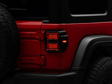 Load image into Gallery viewer, Raxiom 18-23 Jeep Wrangler JL Axial Series Linear LED Tail Lights- Blk Housing (Smoked Lens) Tail Lights Raxiom