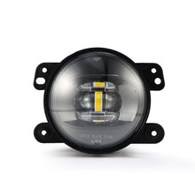 Load image into Gallery viewer, AlphaRex Universal Chrysler/Dodge/Hummer/Jeep DoubleTap Dual Color LED Proj Fog Lights - White/Amber AlphaRex