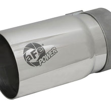 Load image into Gallery viewer, aFe Tips afe MACH Force-Xp Universal Exhaust Tip 3-1/2 IN Inlet x 4 IN Outlet x 7 IN L