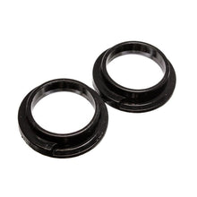 Load image into Gallery viewer, Energy Suspension Bushing Kits Energy Suspension Universal 3in ID 4 5/16in OD 1 1/8in H Black Coil Spring Isolators (2 per set)