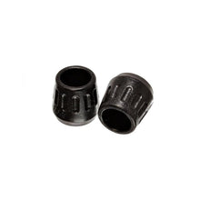 Load image into Gallery viewer, Energy Suspension Bushing Kits Energy Suspension Universal Black 1-3/8in OD x 1/2in McPherson ID Strut Bump Stop Set