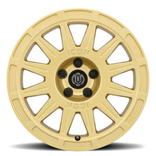 Load image into Gallery viewer, ICON Ricochet 17x8 / 5x100 / 38 mm / 6in BS Gloss Gold Wheel