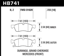 Load image into Gallery viewer, Hawk 13-15 Mercedes-Benz GL350/450 12-15 ML350 2015 ML250 HPS 5.0 Front Brake Pads Brake Pads - Performance Hawk Performance