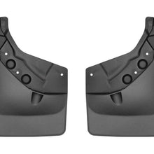 Load image into Gallery viewer, WeatherTech 24-25 Toyota Tacoma w/Fender Flares Rear No Drill MudFlaps - Black WeatherTech