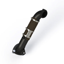 Load image into Gallery viewer, MBRP Exhaust GMCA428 3in. Turbo Down Pipe-Carb EO # D-763. Down Pipe 3-Bolt Flange. Exhaust Pipe MBRP Exhaust