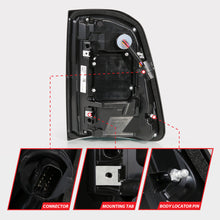 Load image into Gallery viewer, ANZO Tail Lights ANZO 19-24 RAM 1500 (Factory LED Models ONLY) Full LED Tail Lights SeqSig Black - Pair