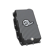 Load image into Gallery viewer, aFe 20-26 GM Trucks L6 3.0L Transmission Pan - Black w/ Machined Fins