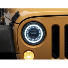 Load image into Gallery viewer, Raxiom 07-18 Jeep Wrangler JK Axial Series 7-In Dragon Eye LED Headlights- Blk Housing (Clear Lens)