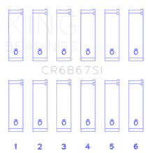 Load image into Gallery viewer, King Engine Bearings Chrysler 215 Cid/241 Cid 24V (Size +0.25mm) Connecting Rod Bearing Set King Engine Bearings