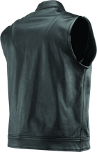 Load image into Gallery viewer, Kuryakyn Leather By River Road Vandal Club Vest Black - Small Vests Kuryakyn