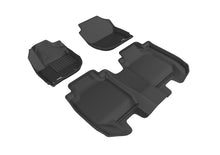 Load image into Gallery viewer, 3D MAXpider 2016-2020 Honda Hr-V Kagu 1st & 2nd Row Floormats - Black | L1HD08501509