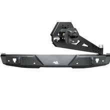 Load image into Gallery viewer, Rugged Ridge 18-22 Jeep Wrangler (JL) Rubicon/Spt 2dr HD Rear Bumper w/Swing Out Tire Carrier - Blk Rugged Ridge