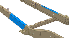 Load image into Gallery viewer, Rustbuster Center Forward Frame Section | RB7356L