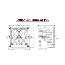 Load image into Gallery viewer, Rigid Industries Radiance+ Pod XL RGBW - Pair Light Bars & Cubes Rigid Industries