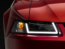 Load image into Gallery viewer, Raxiom 99-04 Ford Mustang Axial Series Headlights w/ LED Bar- Blk Housing (Clear Lens) Headlights Raxiom