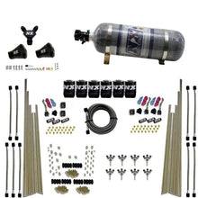 Load image into Gallery viewer, Nitrous Express 8 Cyl Triple-D Dry Direct Port 3 Stage Dry 6 Solenoids Nitrous Kit w/12lb Bottle Nitrous Systems Nitrous Express