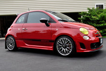 Load image into Gallery viewer, Rally Armor 12-18 Fiat 500 Black UR Mud Flap w/Red Logo Mud Flaps Rally Armor