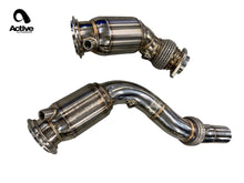 Load image into Gallery viewer, Active Autowerke 11-080 F8x BMW S55 M2C / M3 / M4 Downpipes w GESI G-Sport Cats