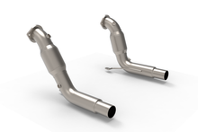 Load image into Gallery viewer, Kooks 20-24 Ford Exployer ST/Aviator 3in x 2-1/2in Stainless Steel GREEN Catted Downpipes Kooks Headers