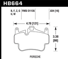Load image into Gallery viewer, Hawk 05-08 Porsche 911 Carrera Front & Rear / 08 Boxster / 07-08 Cayman Front HPS Street Brake Pads Brake Pads - Performance Hawk Performance