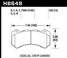 Load image into Gallery viewer, Hawk DTC-80 09-15 Cadillac CTS-V Front Race Brake Pads Brake Pads - Racing Hawk Performance