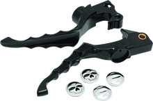 Load image into Gallery viewer, Kuryakyn Zombie Levers 04-13 XL Models Gloss Black Misc Powersports Kuryakyn