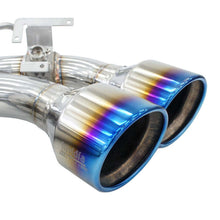 Load image into Gallery viewer, Invidia 2022+ Volkswagen Golf R MK8 76mm R400 Valved Cat Back Exhaust Rolled TI Tips | HS22GFR8GV4RT