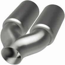 Load image into Gallery viewer, MagnaFlow Exhaust Products Exhaust Tail Pipe Tip MagnaFlow Exhaust Products Magnaflow Dual Exhaust Tip - 2.25in. Inlet/3in. Outlet 35167