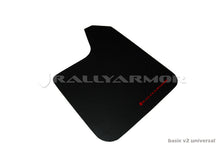 Load image into Gallery viewer, Rally Armor Universal Basic Mud Flap White Logo Mud Flaps Rally Armor