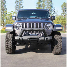Load image into Gallery viewer, Westin 18-19 Jeep Wrangler JL Stubby Front Bumper - Textured Black Westin