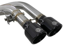 Load image into Gallery viewer, aFe MACH Force-Xp 3.5in. 304 SS C/B Exhaust w/o Muffler 15-18 BMW X5 M V8-4.4L (tt) - Black Tip Catback aFe