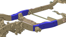 Load image into Gallery viewer, Rustbuster Front Center Frame Section | RB7422L