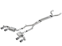 Load image into Gallery viewer, Borla 17-18 Chevrolet Camaro ZL1 6.2L V8 S Type Catback Exhaust w/ Dual Mode Valves CF Black Anod Catback Borla