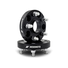 Load image into Gallery viewer, Mishimoto Wheel Spacers - 5x120 - 64.1 CB - M14 x1.5 - 20mm - BK Wheel Spacers & Adapters Mishimoto