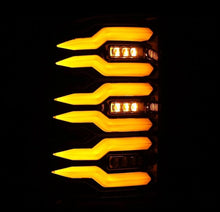 Load image into Gallery viewer, AlphaRex 07-13 GMC Sierra 1500/2500HD/3500HD Luxx Series LED Tail Lights - Alpha Black AlphaRex
