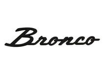 Load image into Gallery viewer, Ford Racing FRPM-1447-BSGS Ford Racing 21-24 Bronco Classic Script Fender Badge Kit - Gloss Black
